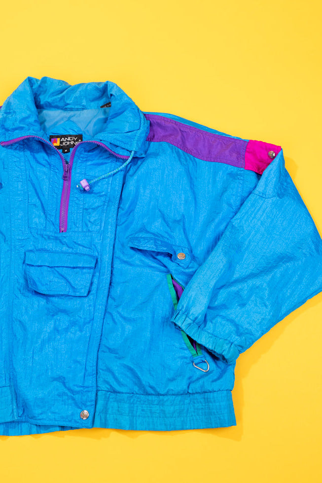 Vintage 80s Andy Johns Windbreaker
