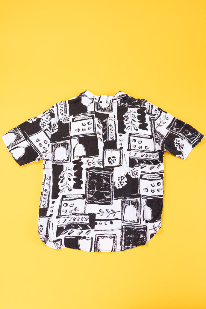 Vintage 80s Teddi Retro Button Up