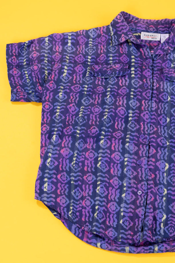 Vintage 90s BGB Basics Retro Button Up