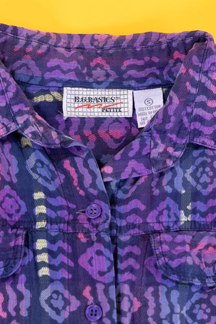 Vintage 90s BGB Basics Retro Button Up