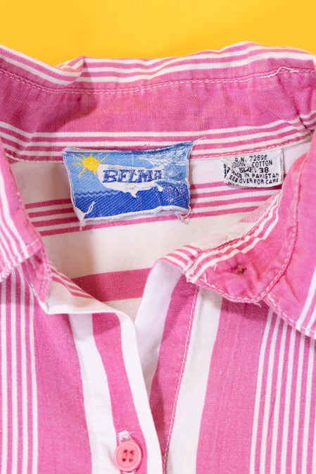 Vintage 90s Belma Striped Button Up