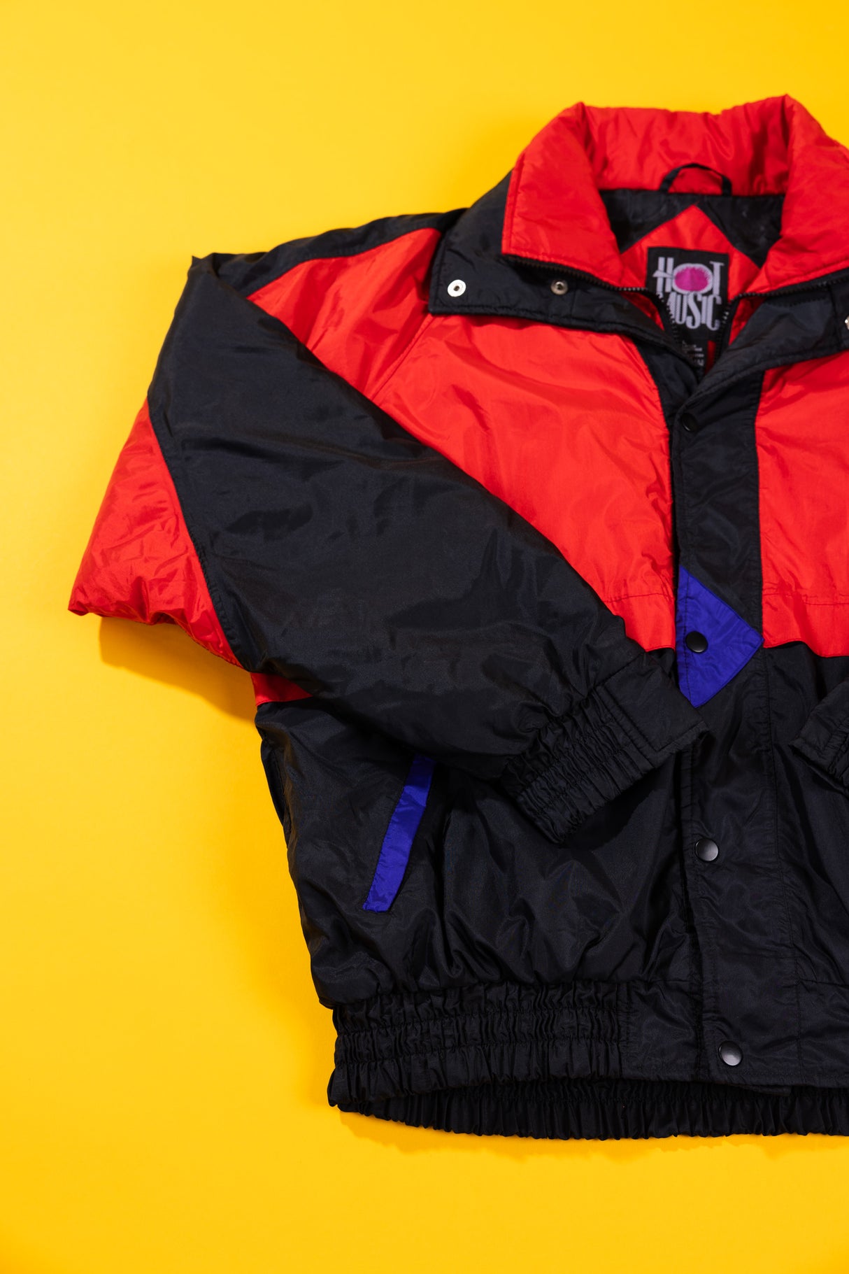 Vintage 80s Hot Music Retro Ski Jacket