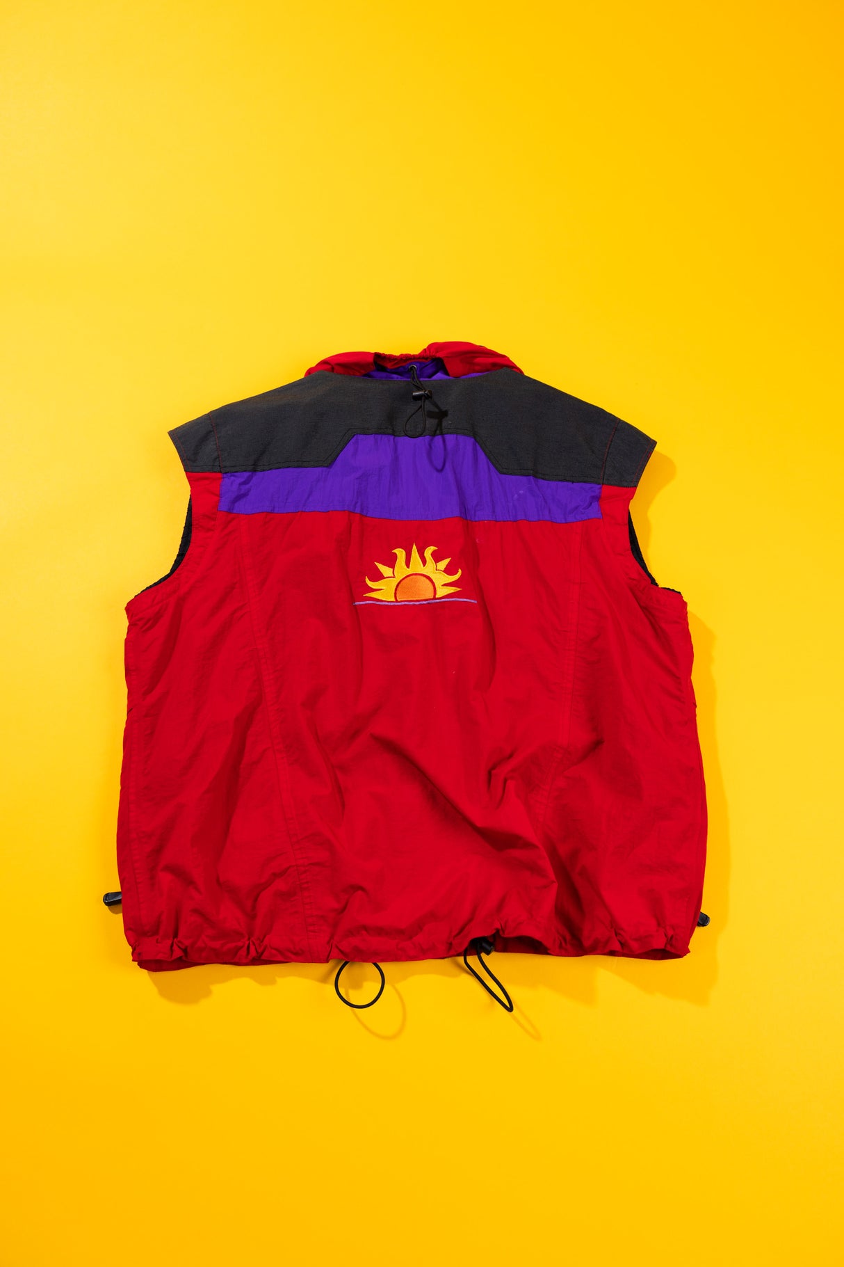 Vintage 90s Sunburst Ski School Vest