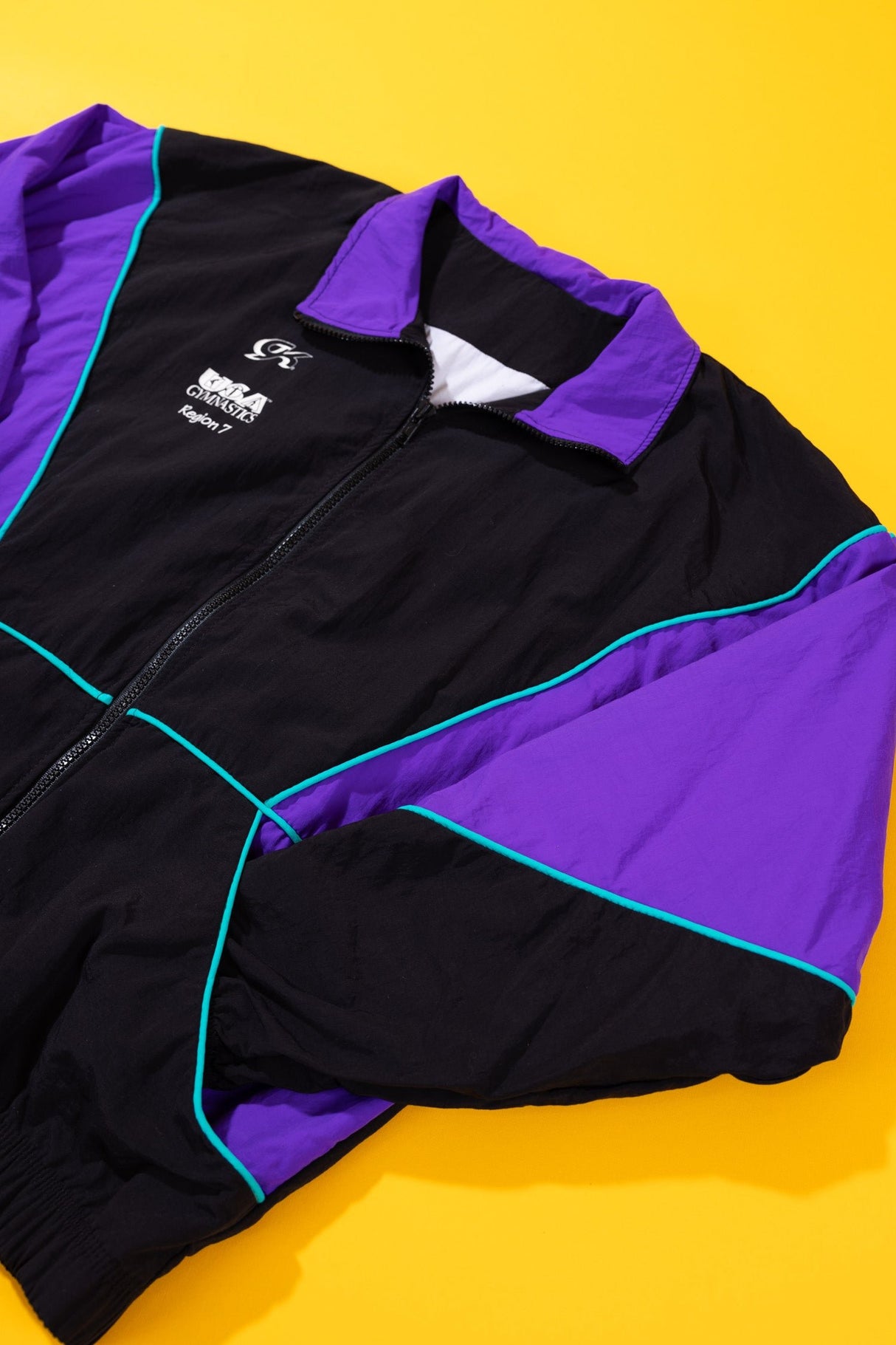 Vintage 1998 USA Junior Olympics Gymnastics Windbreaker