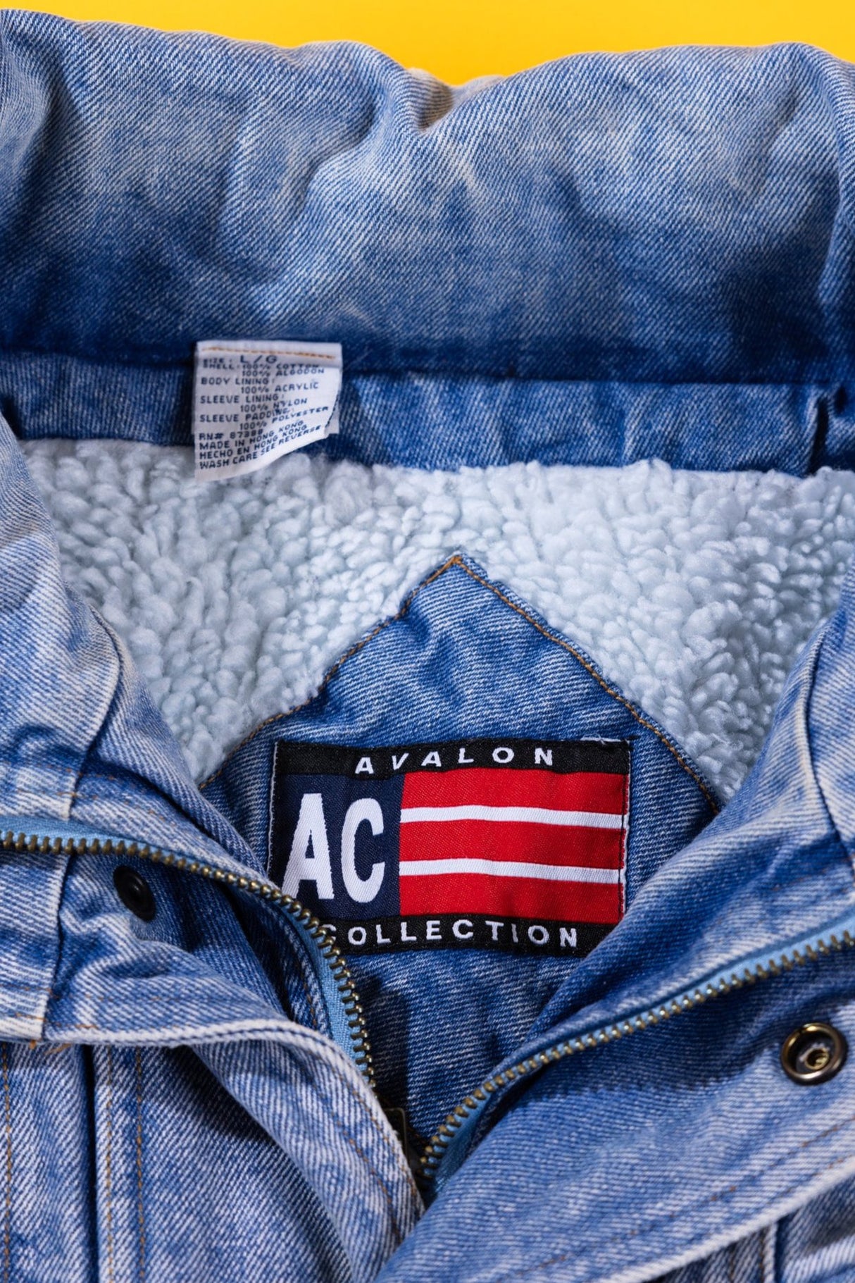 Vintage 80s Avalon Collection Denim Jacket