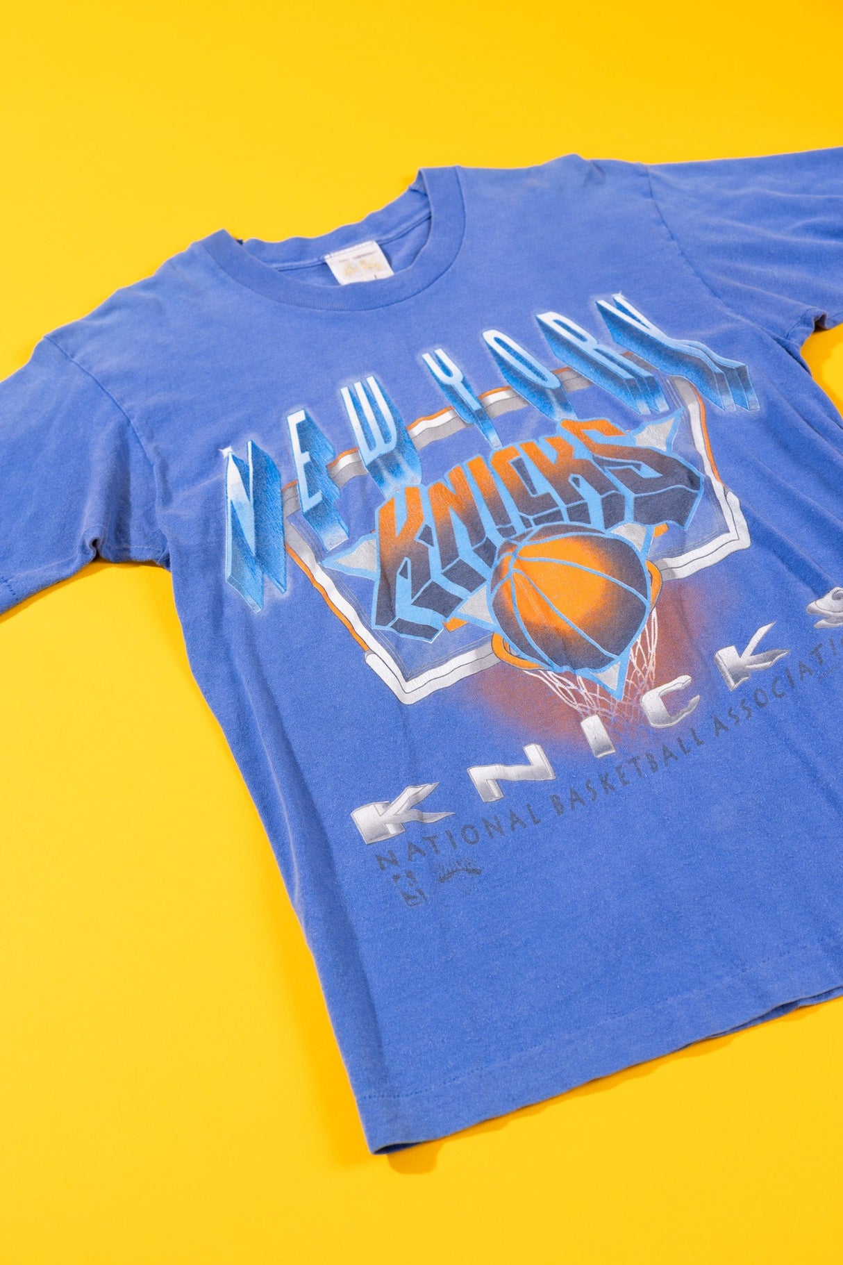 Vintage 90s New York Knicks Magic Johnson T-shirt