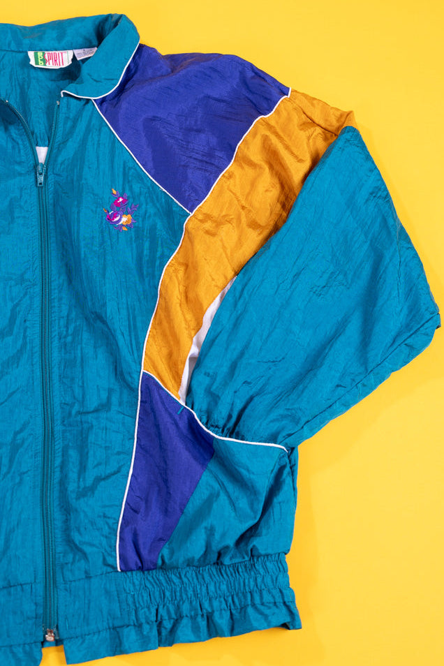 Vintage 90s Bold Spirit Windbreaker