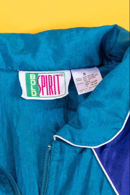 Vintage 90s Bold Spirit Windbreaker