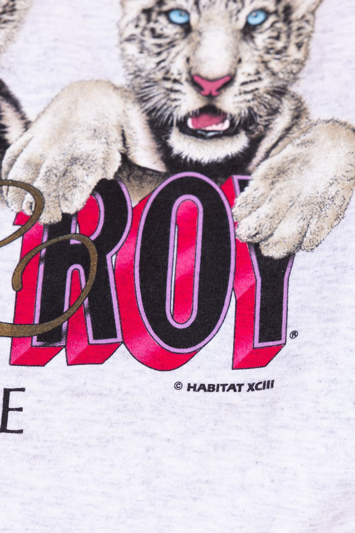 Vintage 1993 Siegfried and Roy Mirage White Tigers T-shirt