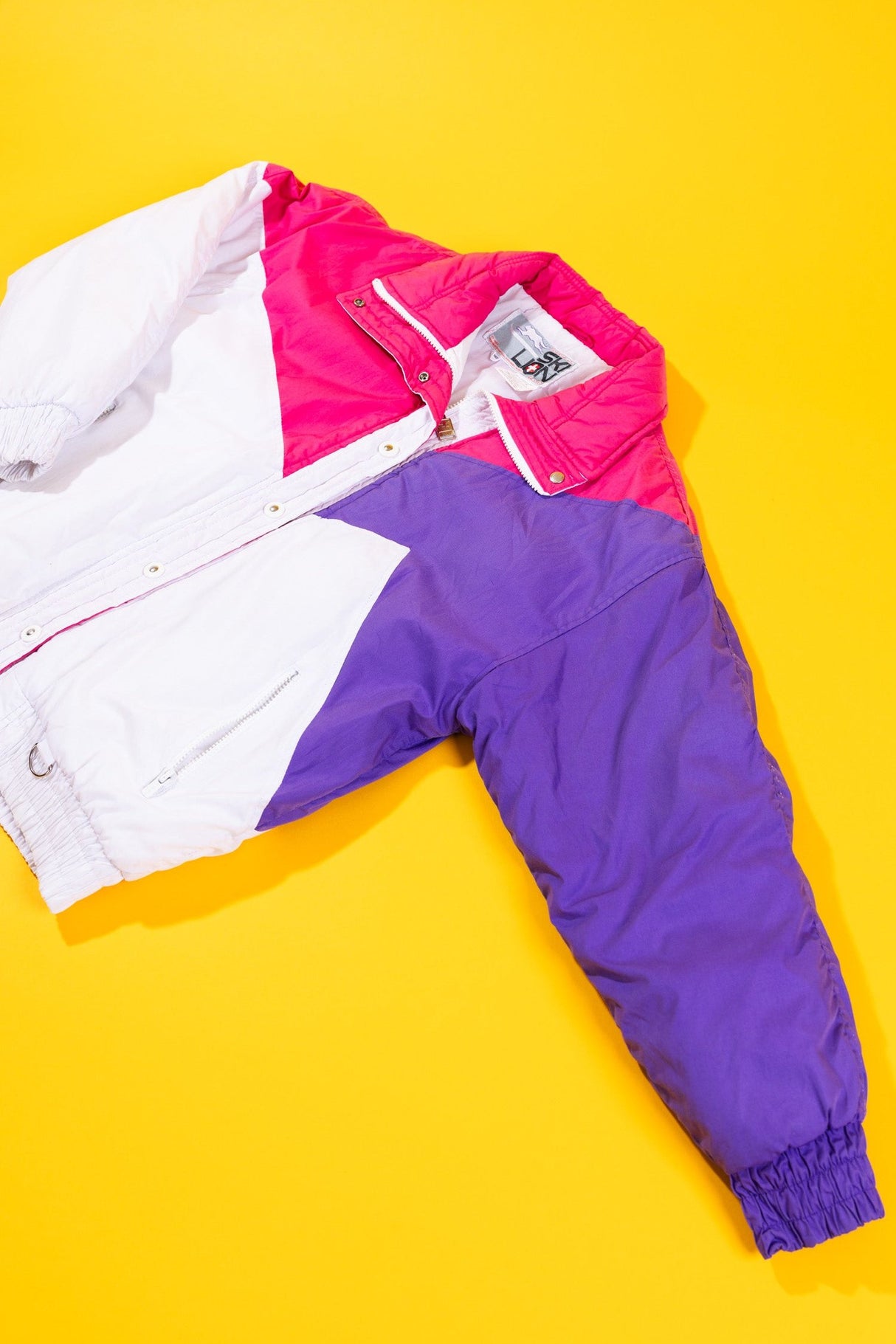 Vintage 80s Ski Lion Puffer Jacket