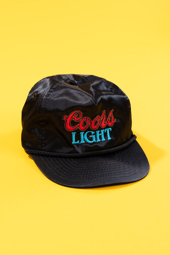 Vintage 70s Coors Light Strap Back Hat