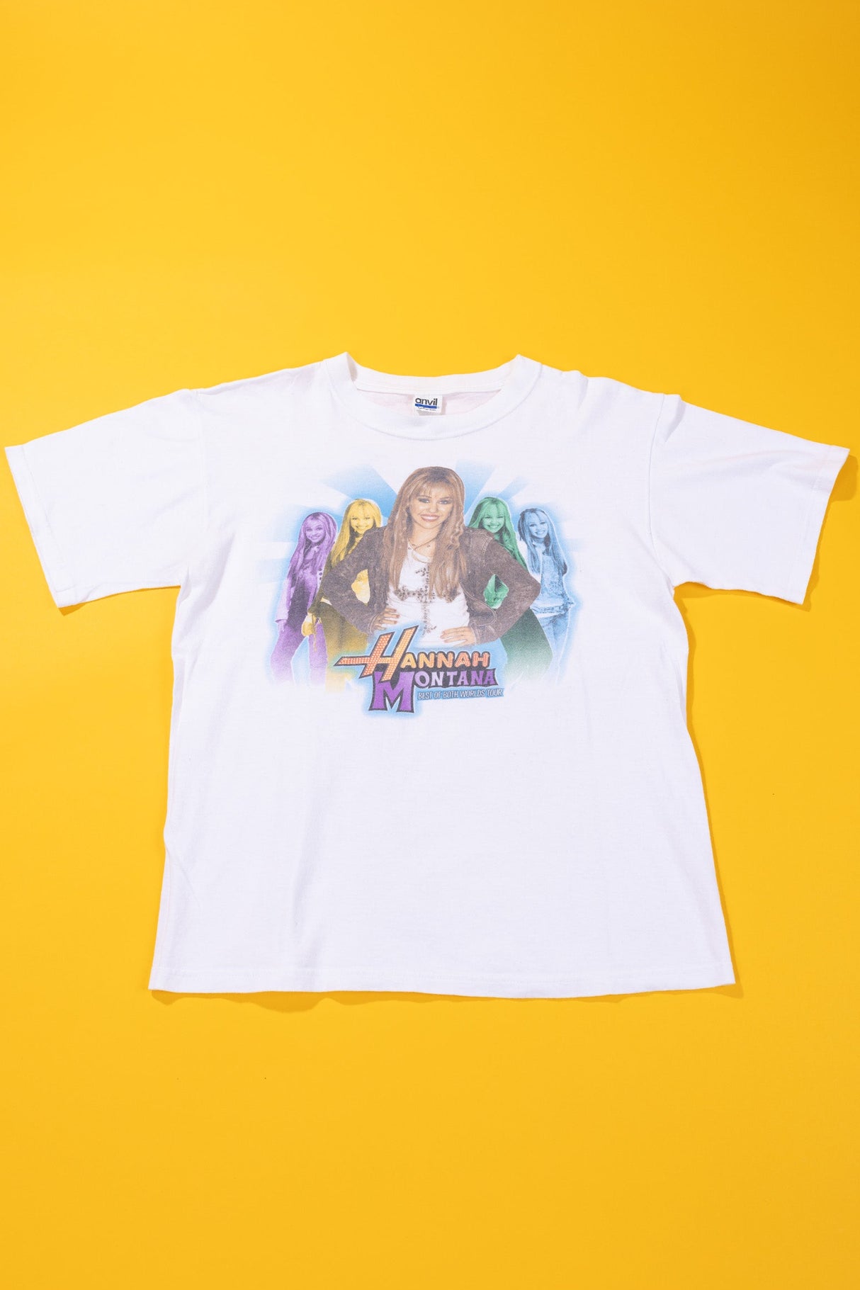 Vintage 2007 Hannah Montana Best of Both Worlds Tour T-shirt