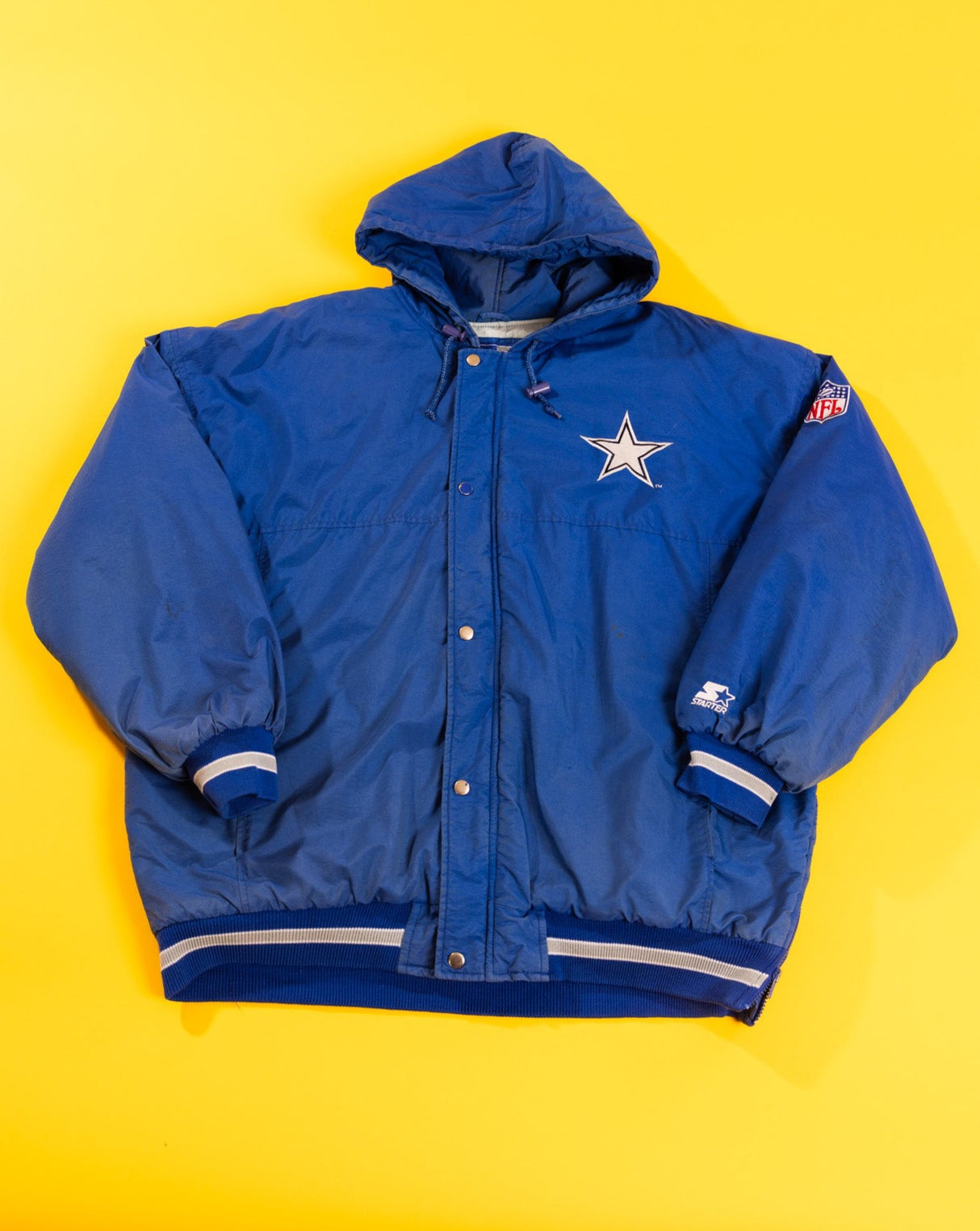 Vintage 90s Dallas Cowboys Starter Puffer Jacket