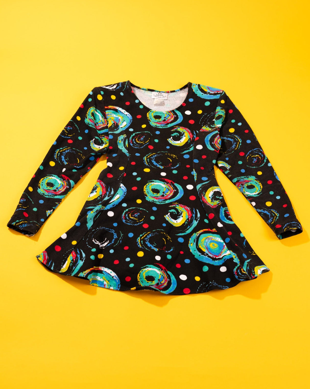 Vintage 80s T.D. Sport Retro Dress