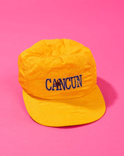 Vintage 90s Cancun Nylon Snap Back Hat