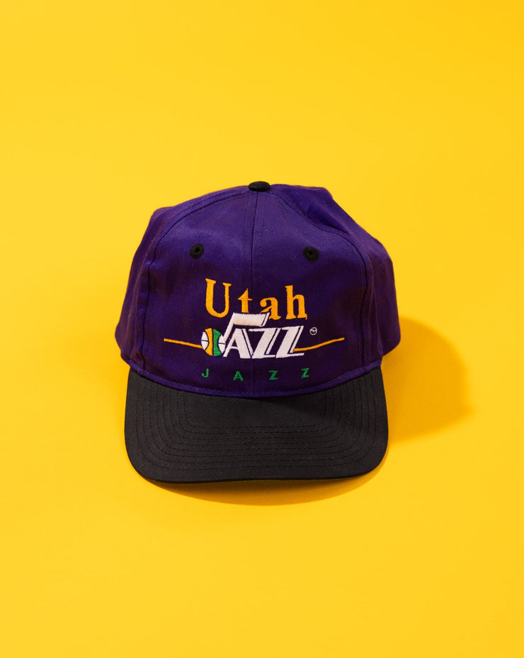 Vintage 90s Utah Jazz NBA Snapback Hat