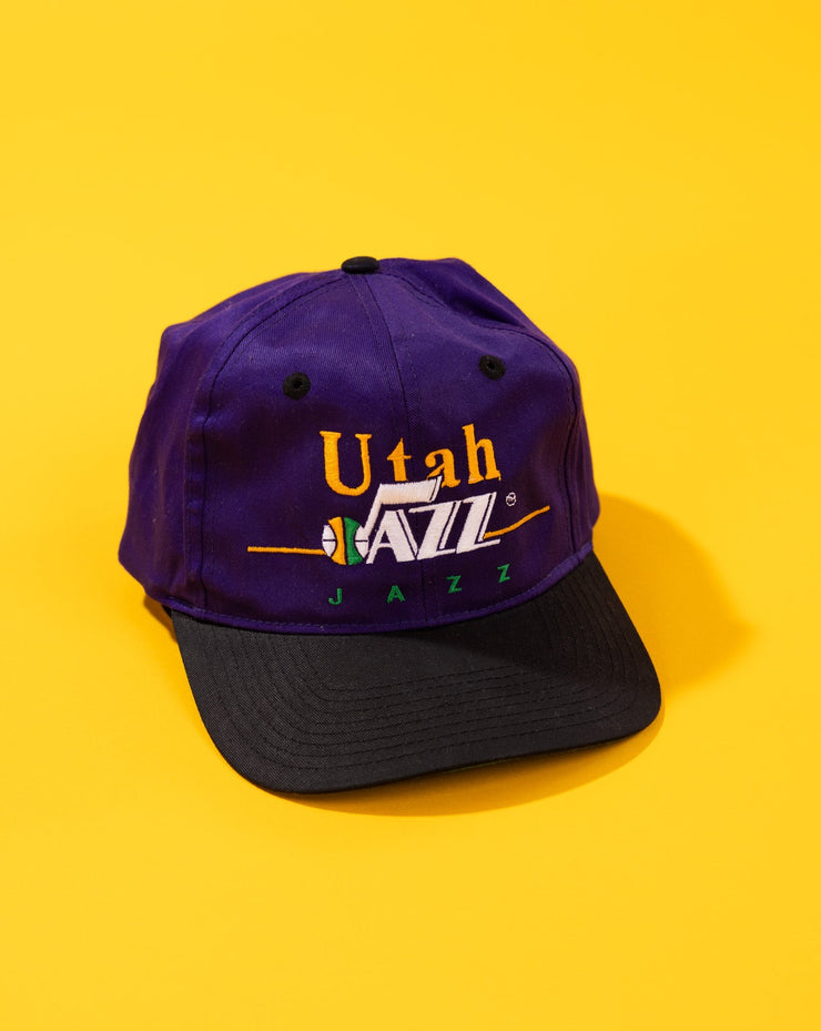 Vintage 90s Utah Jazz NBA Snapback Hat