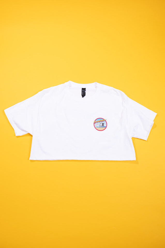 Upcycled Y2K Baywatch Crop Top