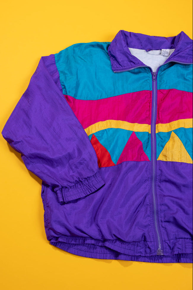 Vintage 80s Retro Windbreaker