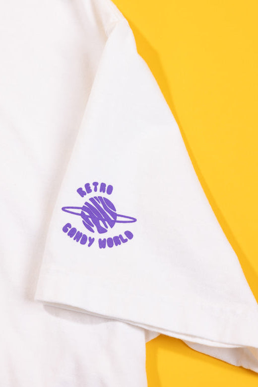 RCW Retro Splash Crop Tee (Black/White)