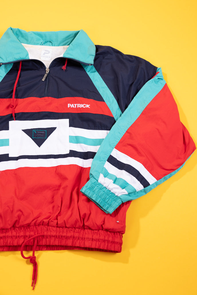 Vintage 80s Patrick Quarter Zip Windbreaker