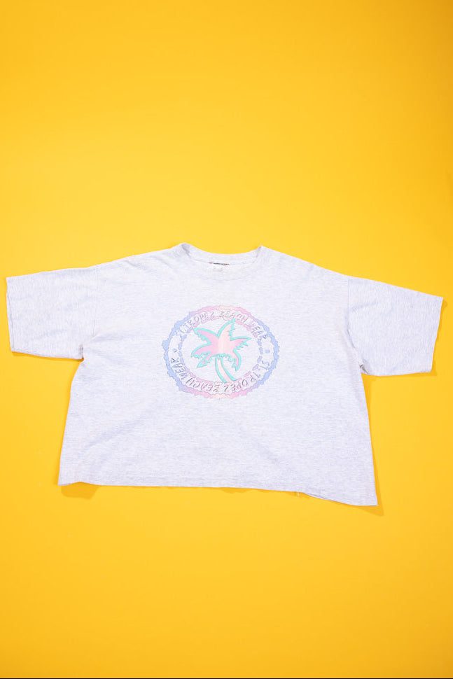 Vintage 80s St. Tropez Beach Wear Crop Tee