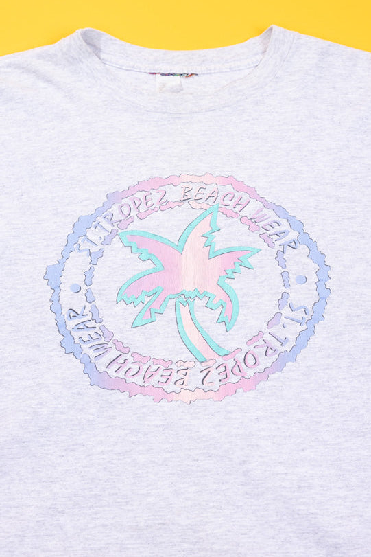 Vintage 80s St. Tropez Beach Wear Crop Tee
