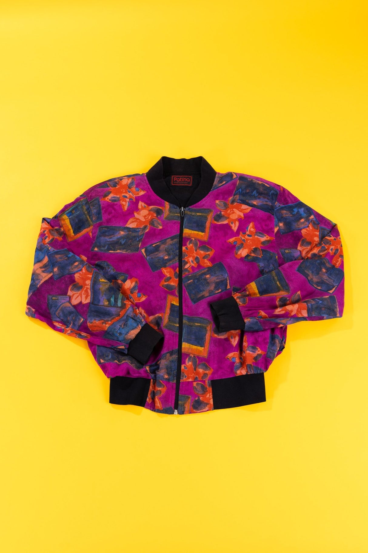 Vintage 80s Patina Bomber Jacket