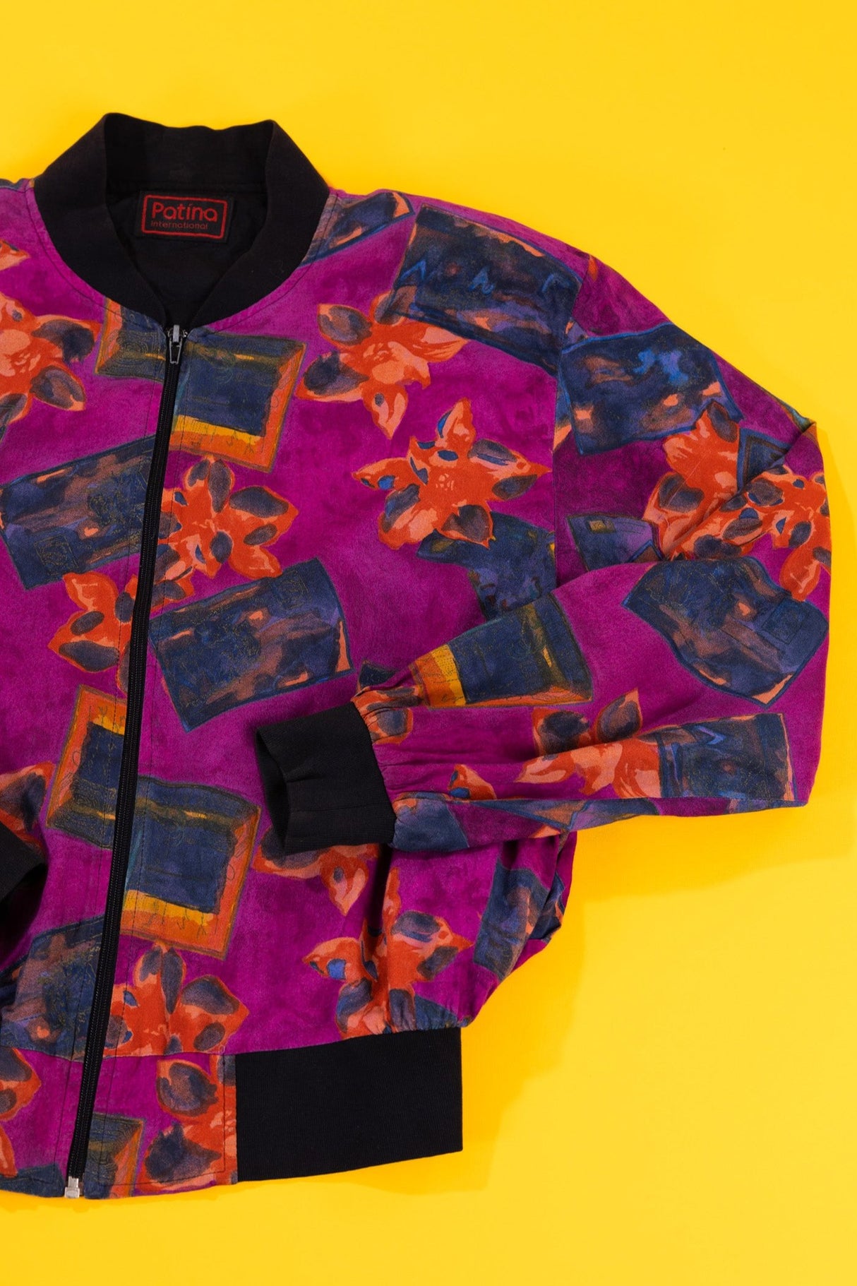 Vintage 80s Patina Bomber Jacket