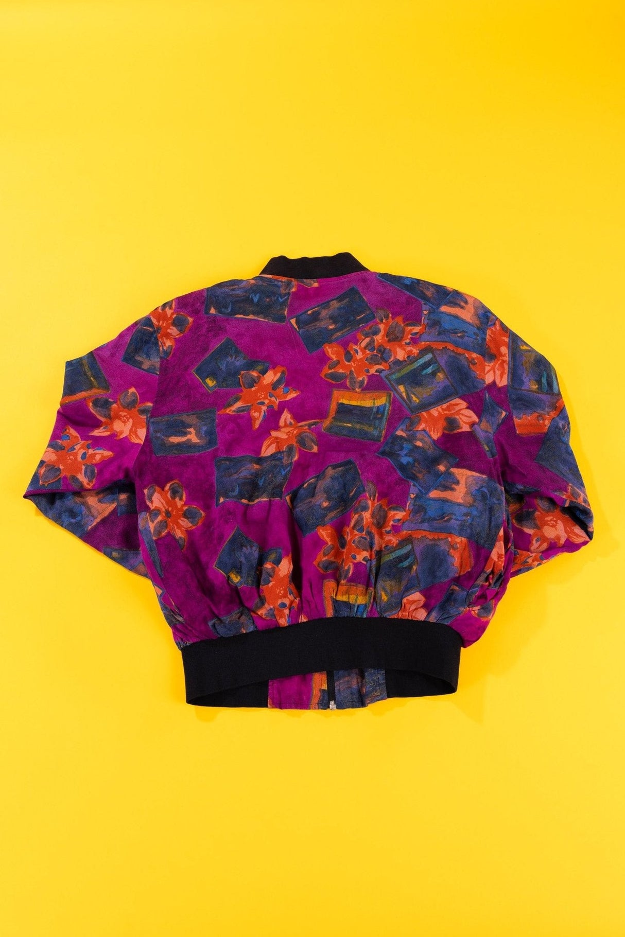 Vintage 80s Patina Bomber Jacket