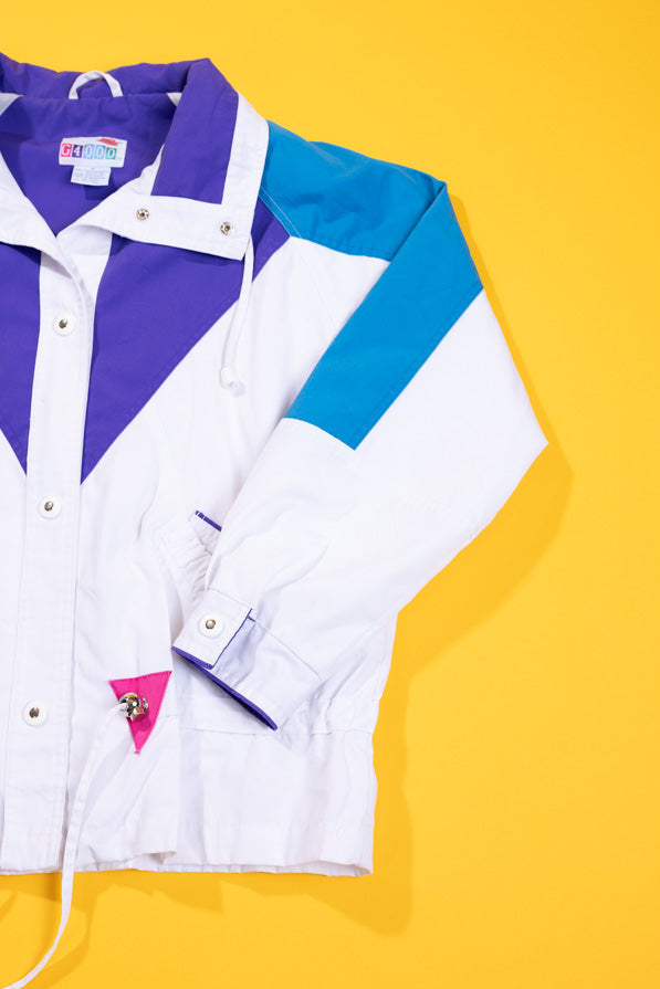 Vintage 80s G-4000 Color Block Jacket