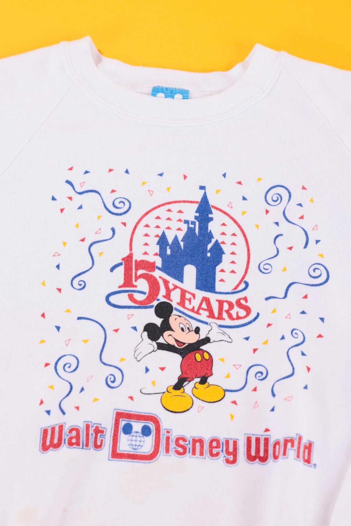 Vintage 1986 Walt Disney World 15 Year Celebration Crewneck Sweater