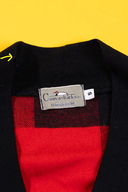 Vintage 90s Canvasback Plaid Cardigan Sweater