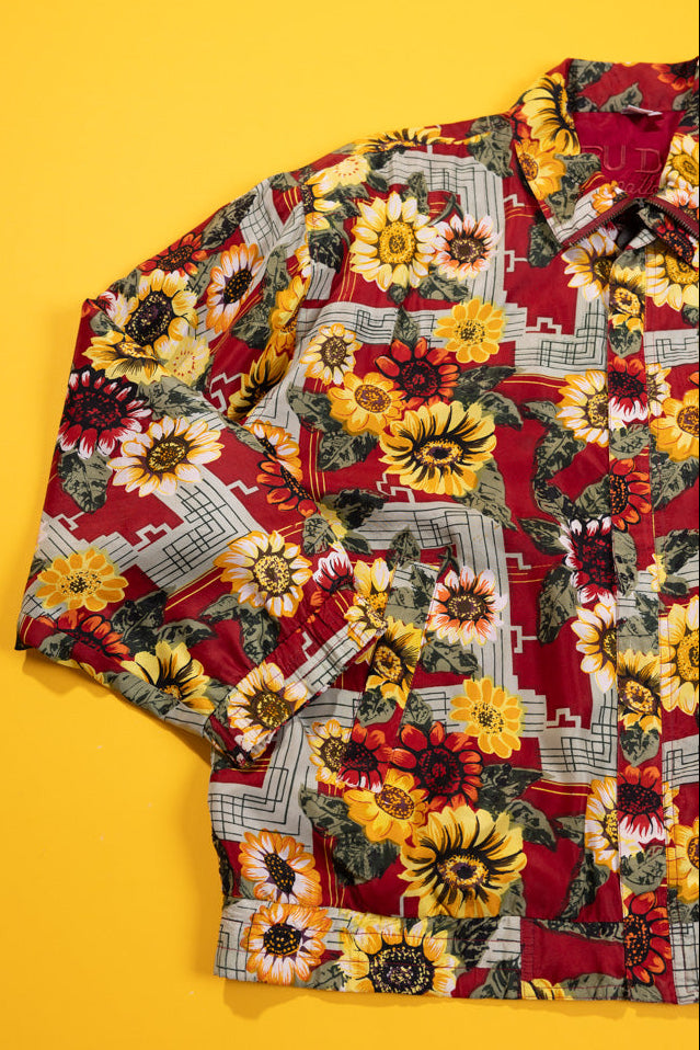 Vintage 80s Fuda International Silk Jacket