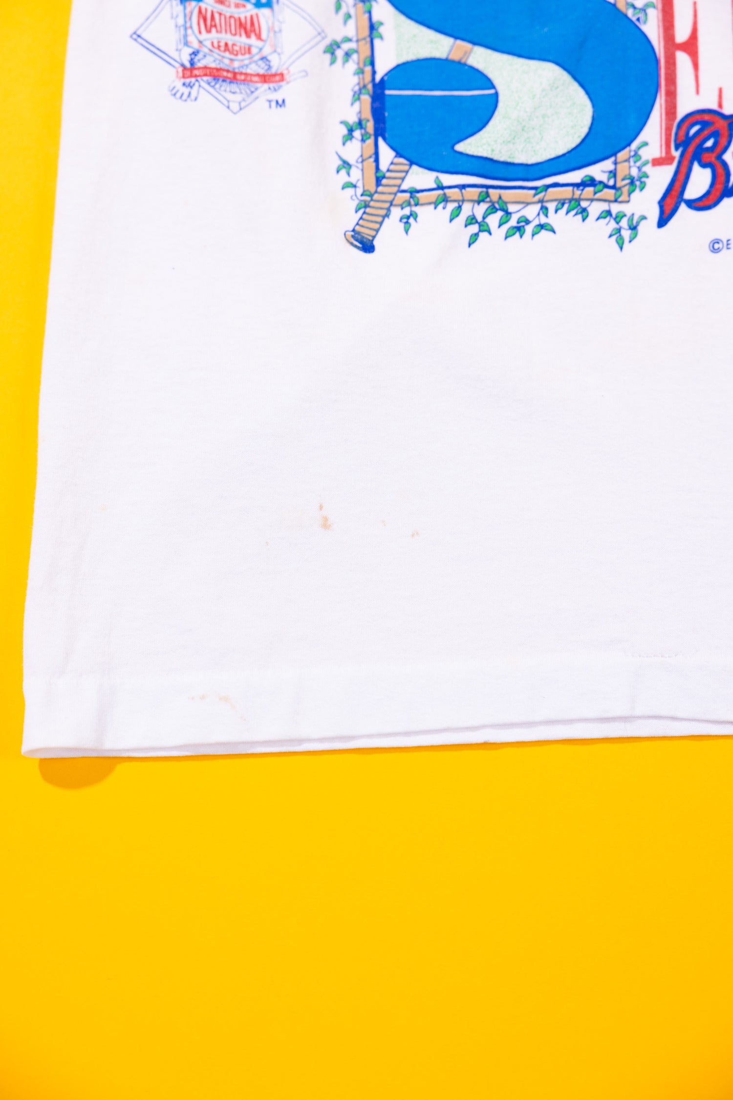 Vintage 1991 Atlanta Braves World Series National League Champions T-shirt