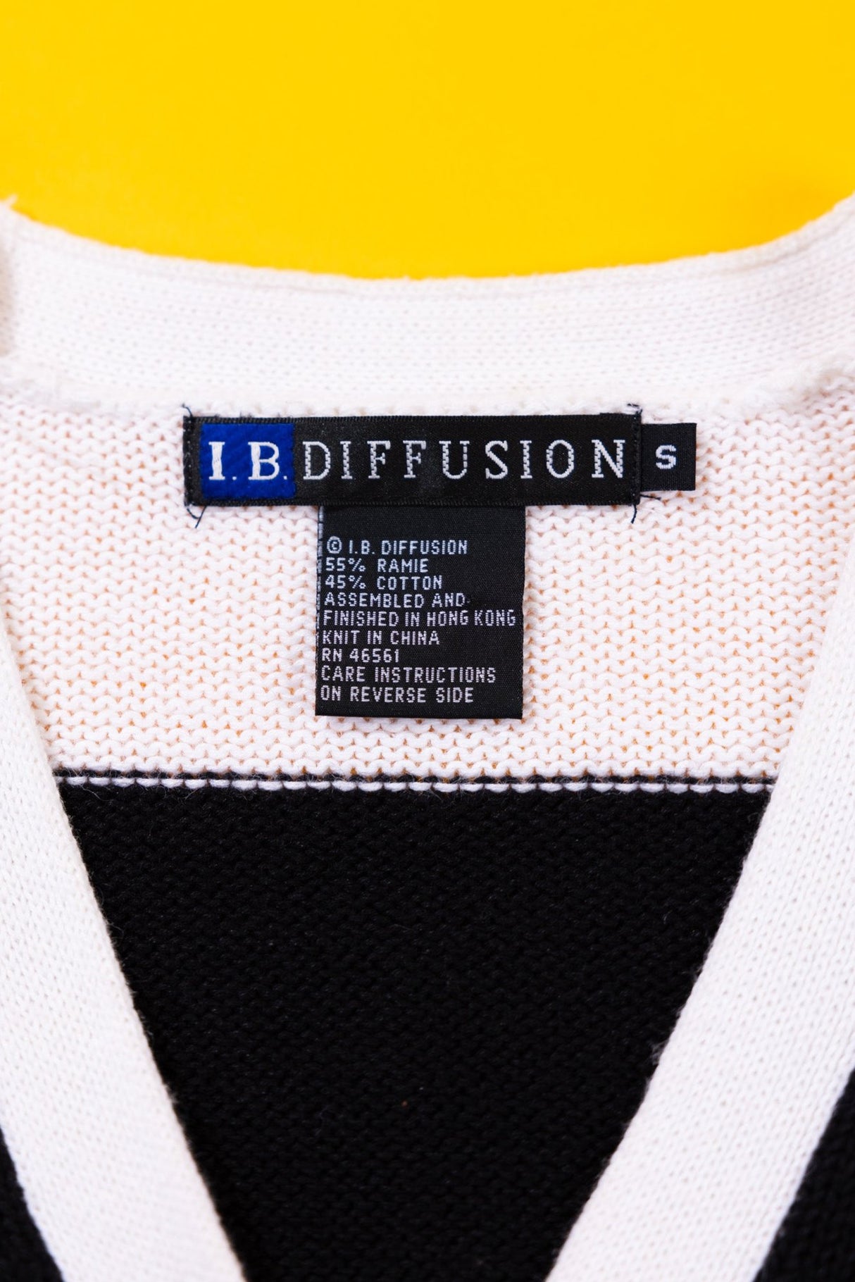 Vintage 90s I.B. Diffusion Lady Bug Bumble Bee Knitted Sweater