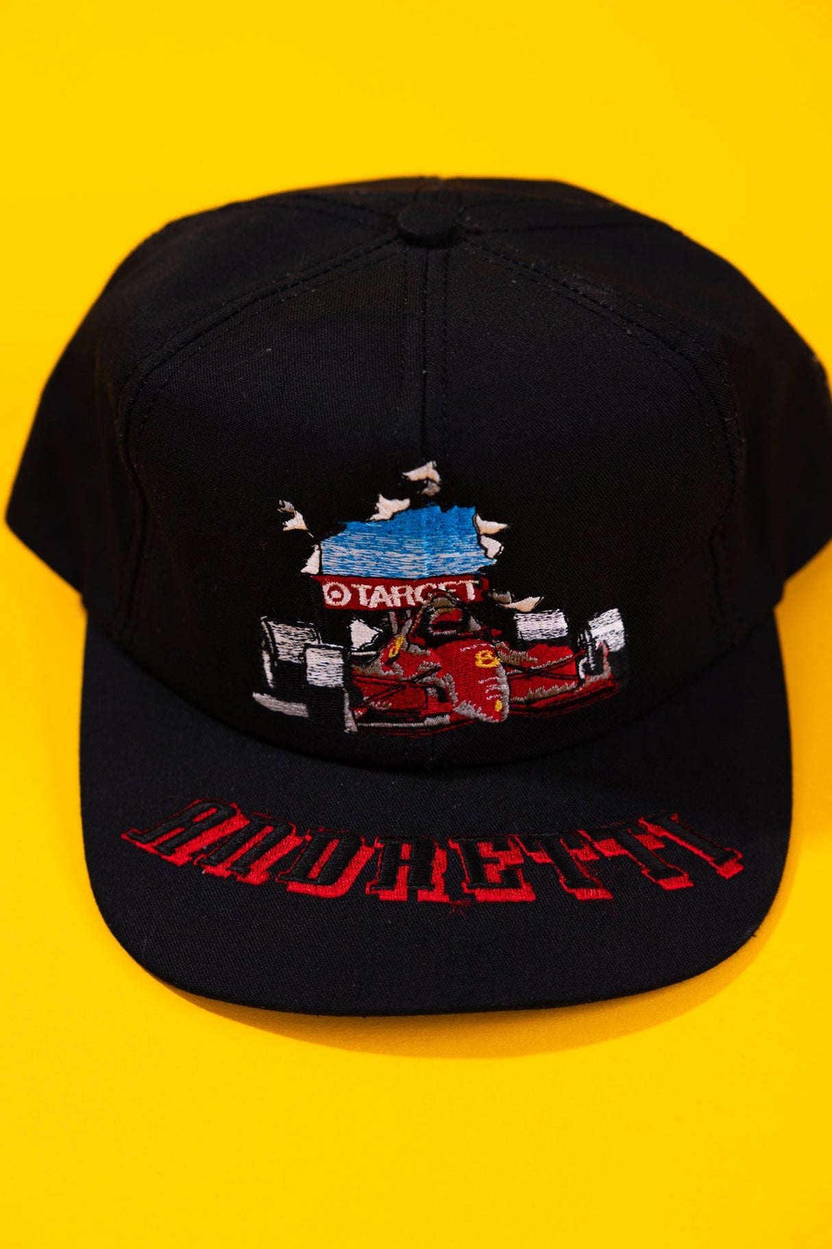 Vintage 90s Mario Andretti Racing Snapback Hat