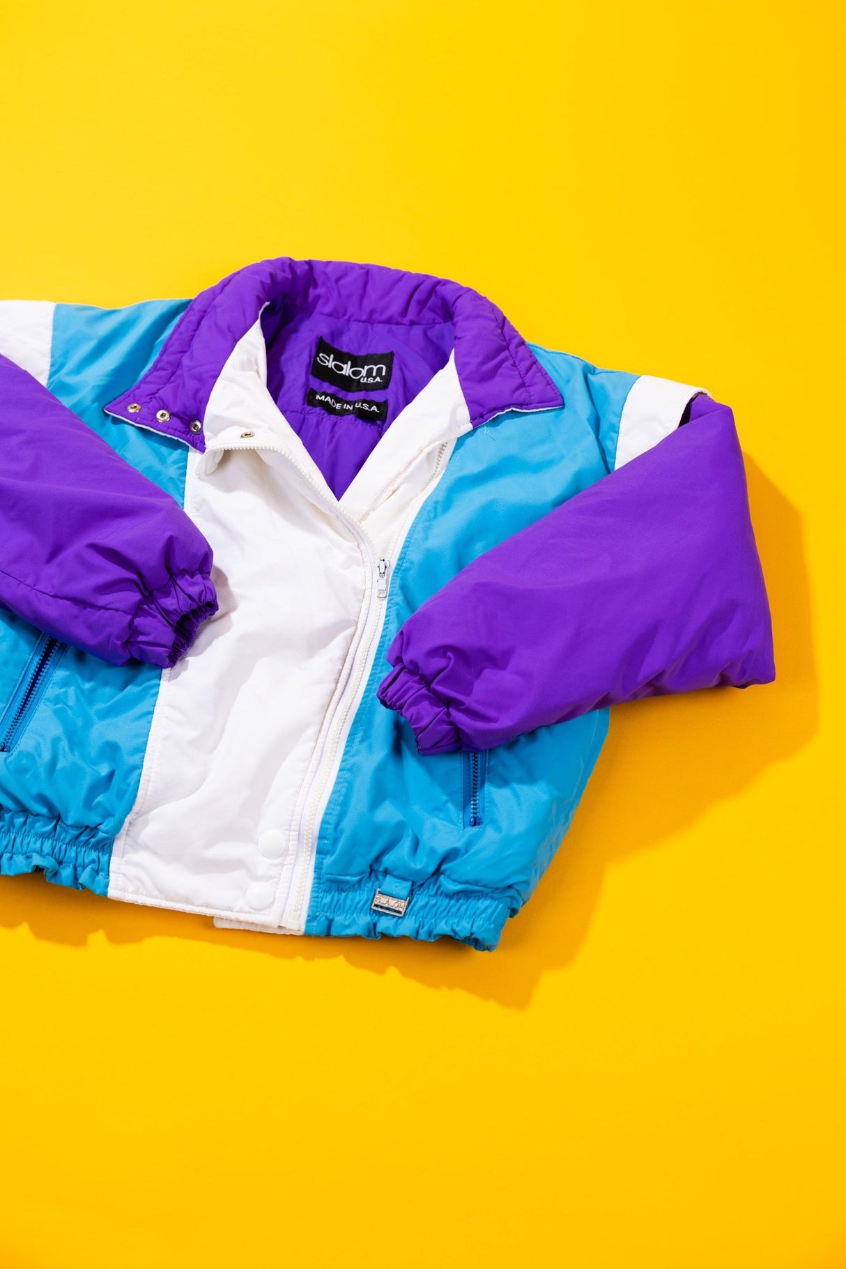 Vintage 80s Slalom Puffer Jacket