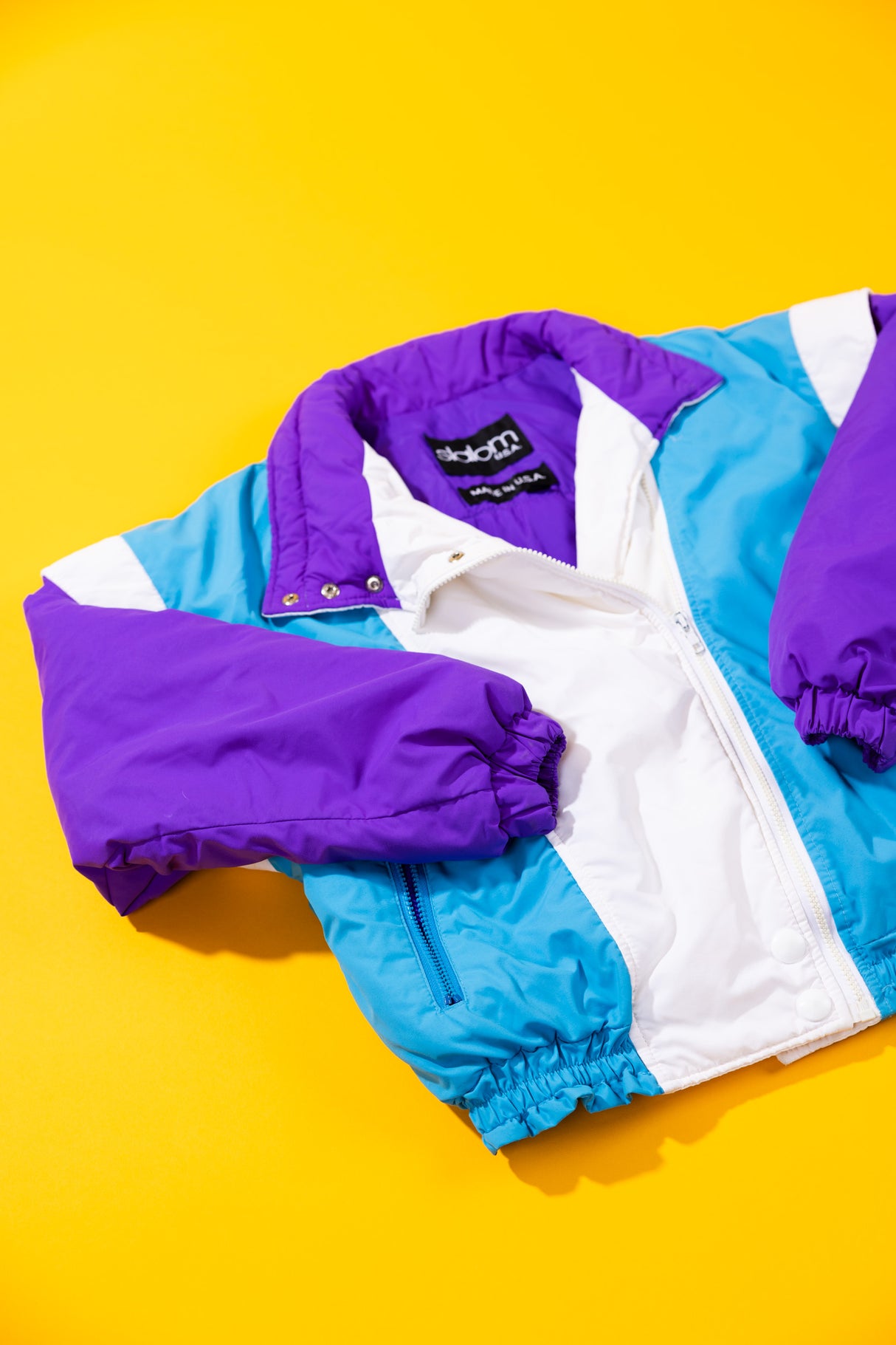 Vintage 80s Slalom Puffer Jacket