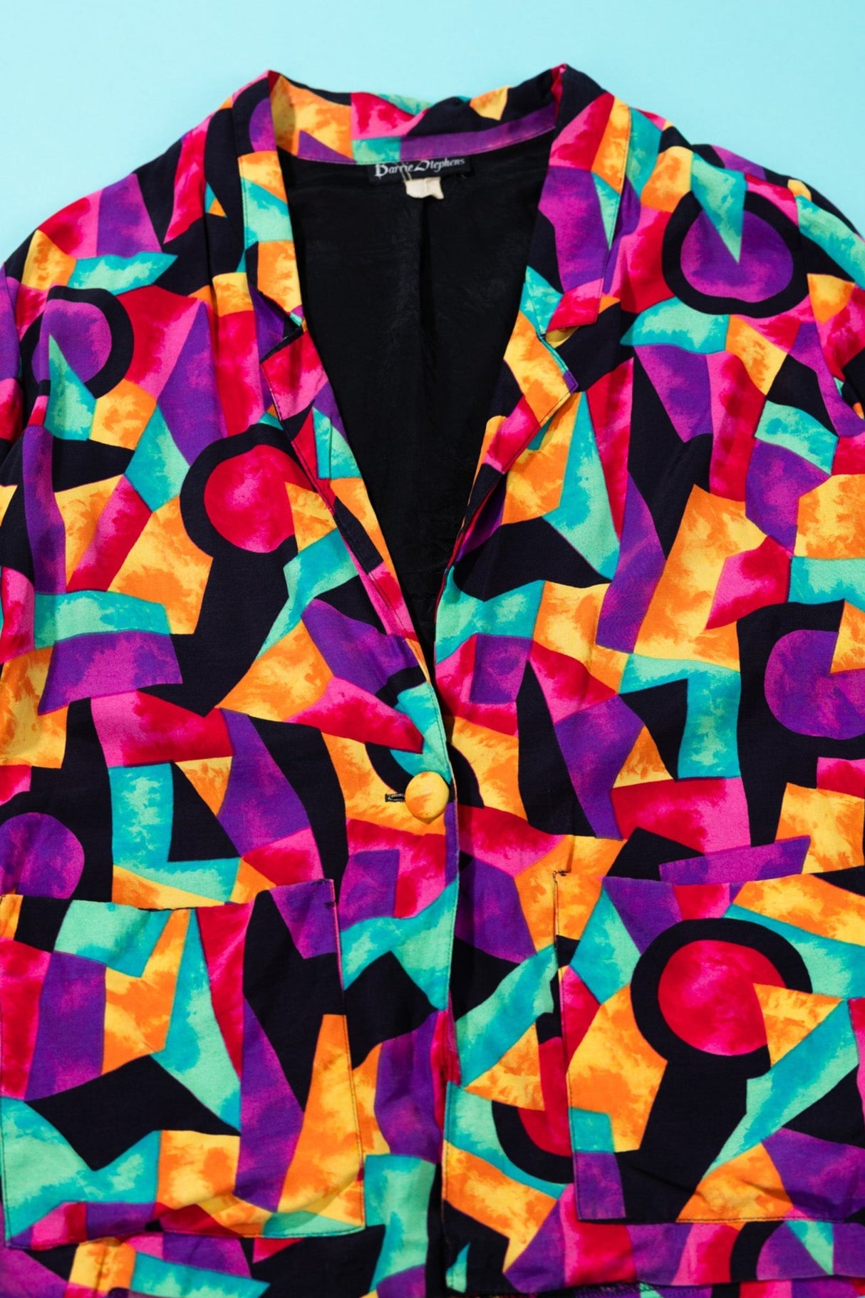 Vintage 80s Barrie Stephens Retro Blazer