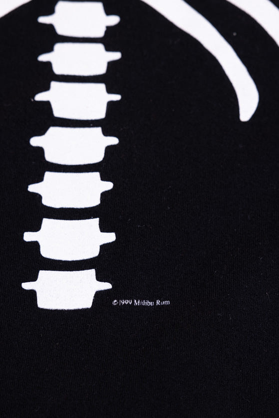 Vintage 1999 Malibu Rum Skeleton T-shirt