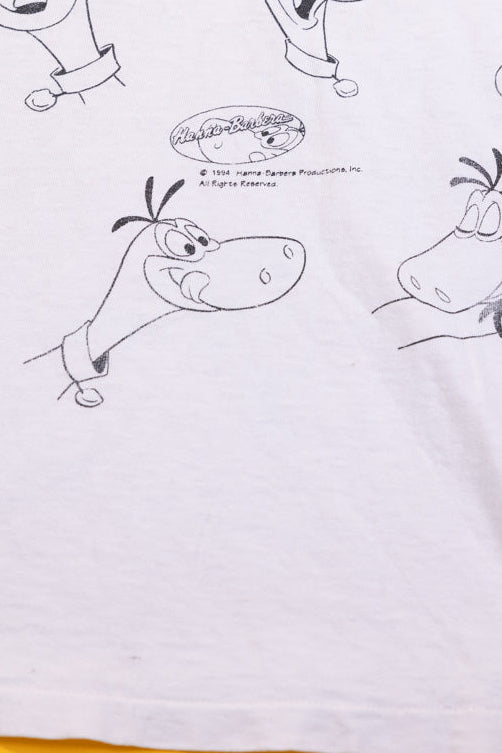 Vintage 1994 Flintstones Dino Pebbles Bamm-bamm All Over Print T-shirt
