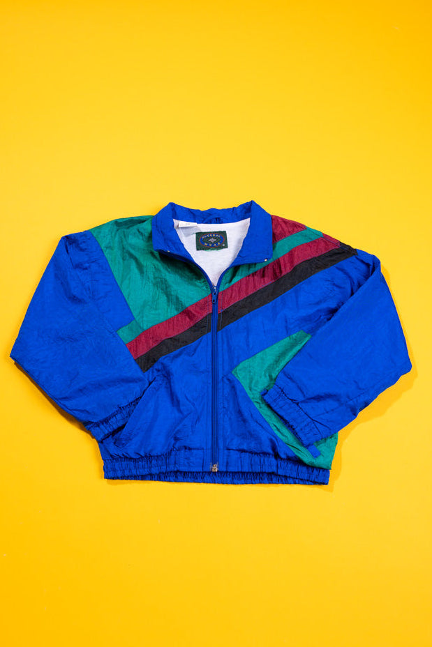 Vintage 90s Natural Wear Windbreaker (Kids - 6/8)