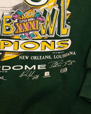 Vintage 1996 Packers Super Bowl Champions Crewneck Sweater