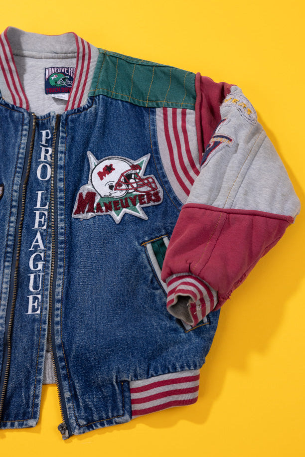 Vintage 90s Maneuvers Touchdown Jacket (Kids - M)