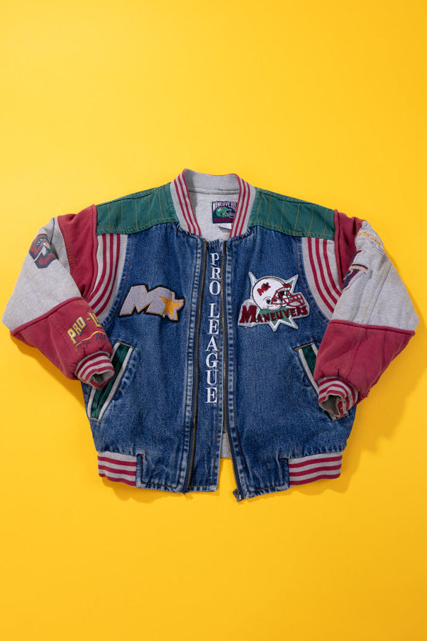 Vintage 90s Maneuvers Touchdown Jacket (Kids - M)