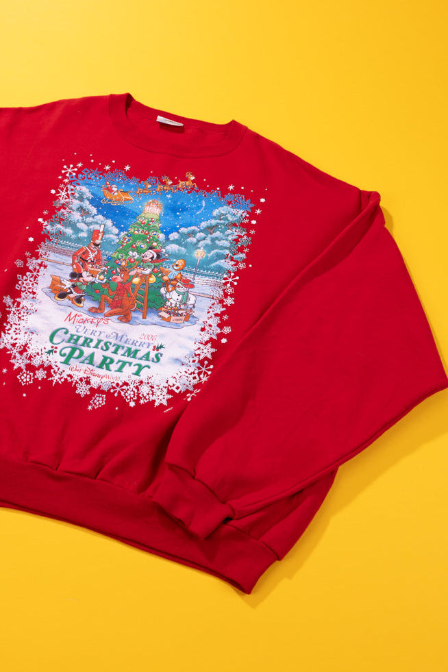 Vintage 2006 Mickey's Very Merry Christmas Party Crewneck