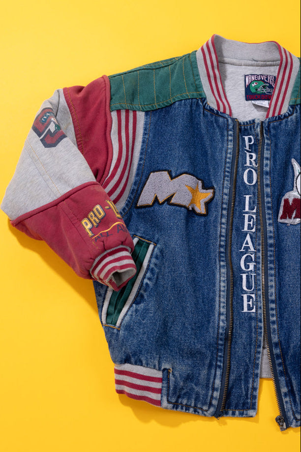 Vintage 90s Maneuvers Touchdown Jacket (Kids - M)