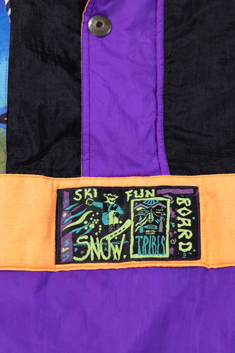 Vintage 80s Hibernia Free Style Wear Quarter Zip Ski Jacket