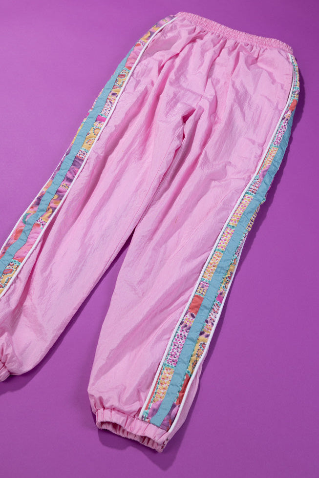 Vintage 80/90s Light Pink Windbreaker Pants
